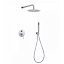 Conjunto de ducha monomando Monza cromo de Imex